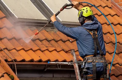 Démoussage et hydrofuge de toiture à Moulinet